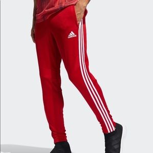 Red Climacool Adidas Training Pants